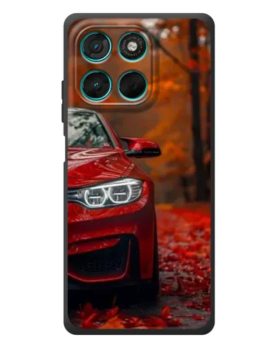 Чехол для Motorola Moto G57 Power с картинкой «Осенняя BMW M4»