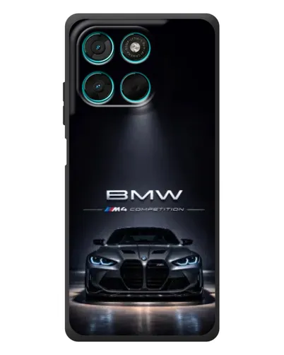 Чехол для Motorola Moto G57 Power с картинкой «BMW сквозь ночной город» Чехол для Motorola Moto G57 Power с картинкой «BMW сквозь ночной город»
