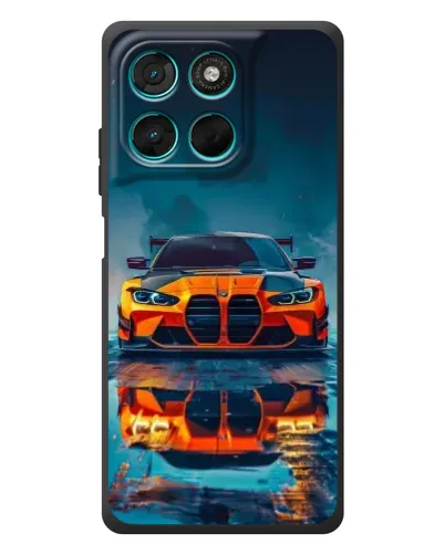 Чехол для Motorola Moto G57 Power с картинкой «BMW — золотая эмблема» Чехол для Motorola Moto G57 Power с картинкой «BMW — золотая эмблема»