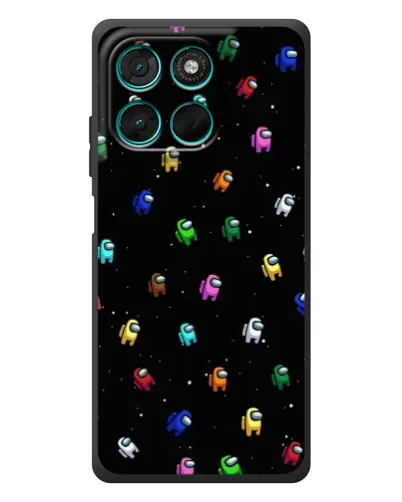 Чехол для Motorola Moto G57 Power с картинкой «Экипаж Among Us»