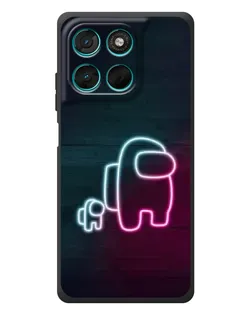 Чехол для Motorola Moto G57 Power с картинкой «Among Us неон-арт» Чехол для Motorola Moto G57 Power с картинкой «Among Us неон-арт»
