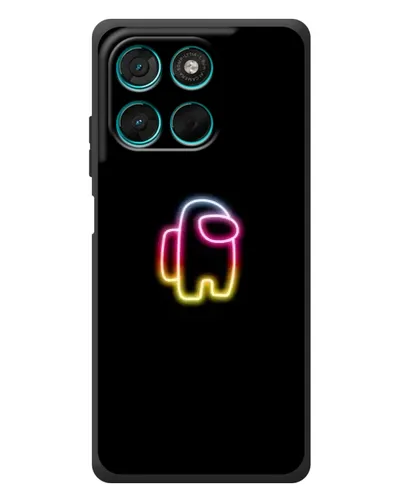 Чехол для Motorola Moto G57 Power с картинкой «Among Us градиент»