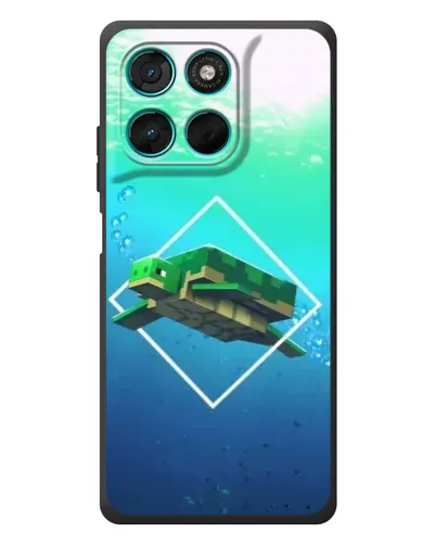 Чехол для Motorola Moto G57 Power с картинкой «Черепаха Minecraft» Чехол для Motorola Moto G57 Power с картинкой «Черепаха Minecraft»