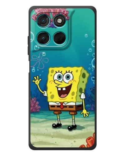 Чехол для Motorola Moto G57 Power с картинкой «Подводный привет» Чехол для Motorola Moto G57 Power с картинкой «Подводный привет»