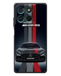 Чехол для Motorola Moto G57 Power с картинкой «Mercedes — белый карбон» Чехол для Motorola Moto G57 Power с картинкой «Mercedes — белый карбон»