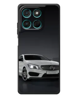 Чехол для Motorola Moto G57 Power с картинкой «Mercedes AMG GT Silver»