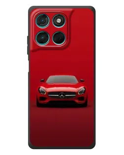 Чехол для Motorola Moto G57 Power с картинкой «Красный Mercedes AMG»