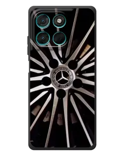 Чехол для Motorola Moto G57 Power с картинкой «Диск Mercedes»