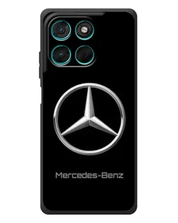 Чехол для Motorola Moto G57 Power с картинкой «Mercedes Silver Logo»