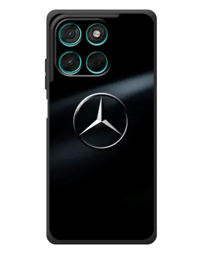Чехол для Motorola Moto G57 Power с картинкой «Mercedes на металле» Чехол для Motorola Moto G57 Power с картинкой «Mercedes на металле»
