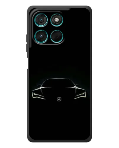 Чехол для Motorola Moto G57 Power с картинкой «Mercedes — силуэт авто» Чехол для Motorola Moto G57 Power с картинкой «Mercedes — силуэт авто»