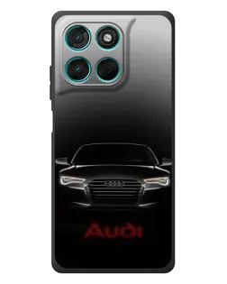 Чехол для Motorola Moto G57 Power с картинкой «Audi — градиентный контур»