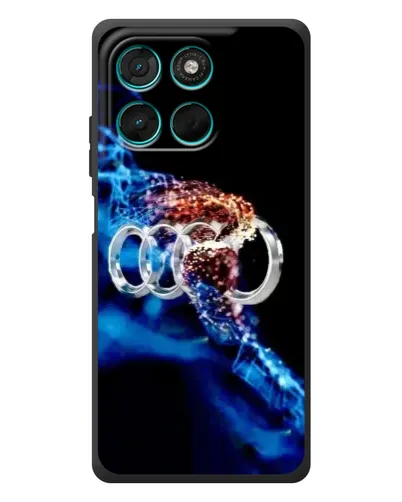 Чехол для Motorola Moto G57 Power с картинкой «Энергия лого Audi» Чехол для Motorola Moto G57 Power с картинкой «Энергия лого Audi»