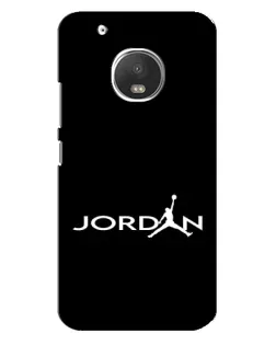 Чехол для Motorola MOTO G5s с картинкой «Jordan White Logo»