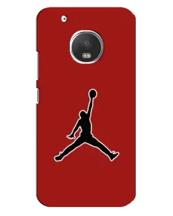 Чехол для Motorola MOTO G5s с картинкой «Jordan Red Back»