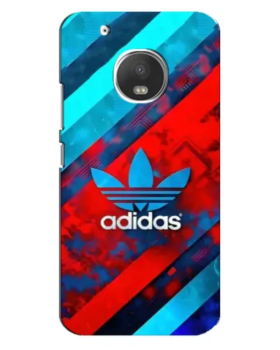 Чехол для Motorola MOTO G5s с картинкой «Абстракция Adidas»