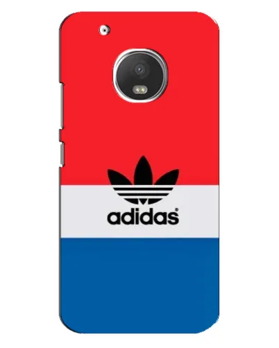Чехол для Motorola MOTO G5s с картинкой «Ретро блоки Adidas»
