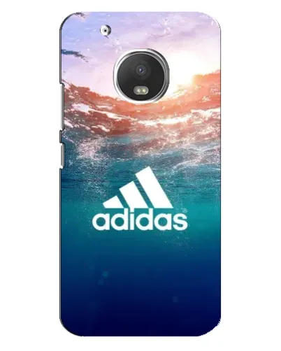 Чехол для Motorola MOTO G5s с картинкой «Океанская глубина адидас»