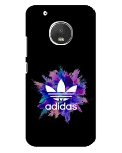 Чехол для Motorola MOTO G5s с картинкой «Взрыв красок Adidas»