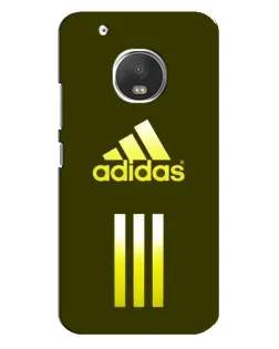Чехол для Motorola MOTO G5s с картинкой «Оливковый градиент Adidas»
