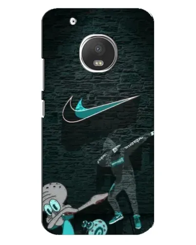 Чехол для Motorola MOTO G5s с картинкой «Спортивный арт Nike»