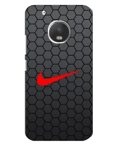 Чехол для Motorola MOTO G5s с картинкой «Nike — карбоновая сетка»
