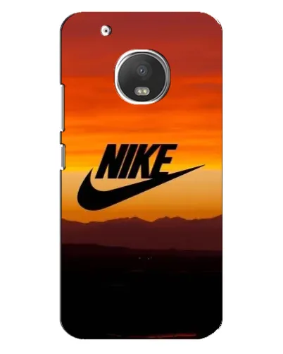 Чехол для Motorola MOTO G5s с картинкой «Nike — вечерний горизонт»