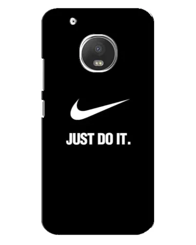 Чехол для Motorola MOTO G5s с картинкой «Классический принт Nike»