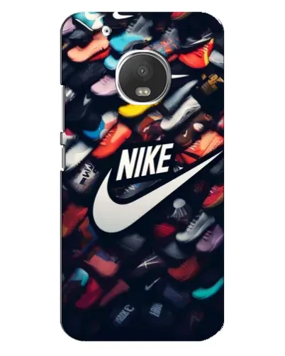 Чехол для Motorola MOTO G5s с картинкой «Коллекция кроссовок Nike»