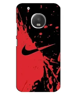 Чехол для Motorola MOTO G5s с картинкой «Красные брызги Nike» Чехол для Motorola MOTO G5s с картинкой «Красные брызги Nike»