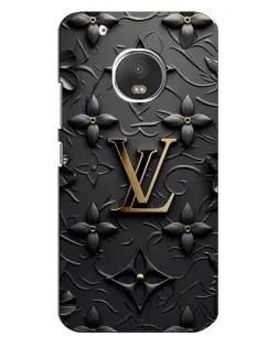 Чехол для Motorola MOTO G5s с картинкой «Кожаная текстура LV»