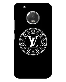 Чехол для Motorola MOTO G5s с картинкой «LV — печать стиля»