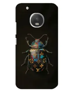 Чехол для Motorola MOTO G5s с картинкой «LV — мраморный принт»