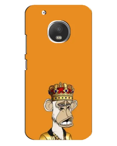 Чехол для Motorola MOTO G5s с картинкой «Золотая обезьяна Bored Ape»