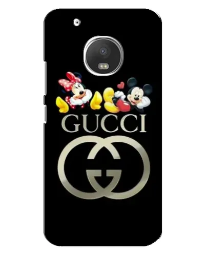 Чехол для Motorola MOTO G5s с картинкой «Gucci — герои Disney»