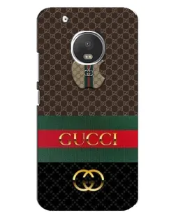 Чехол для Motorola MOTO G5s с картинкой «Gucci — брендированный десерт»