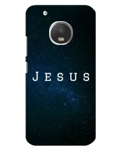 Чехол для Motorola MOTO G5s с картинкой «Звездное небо Jesus»