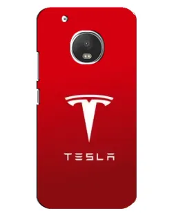 Чехол для Motorola MOTO G5s с картинкой «Tesla Red Classic»