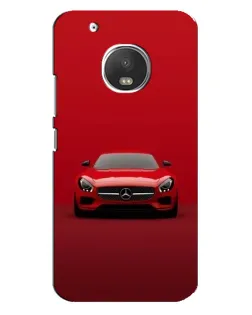 Чехол для Motorola MOTO G5s с картинкой «Красный Mercedes AMG»