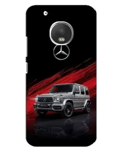 Чехол для Motorola MOTO G5s с картинкой «Mercedes G-Class красный»