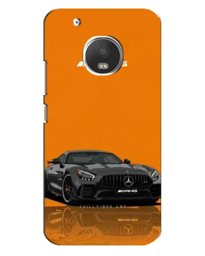 Чехол для Motorola MOTO G5s с картинкой «Оранжевый Mercedes AMG»