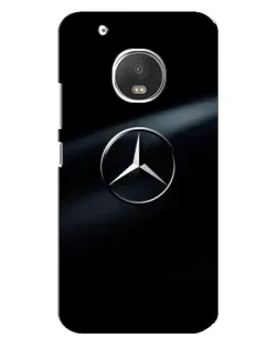 Чехол для Motorola MOTO G5s с картинкой «Mercedes на металле»