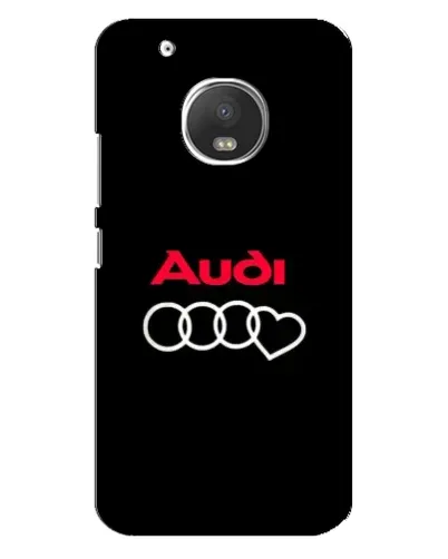 Чехол для Motorola MOTO G5s с картинкой «Логотип Audi Heart»