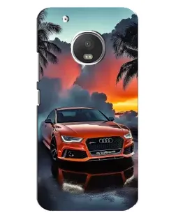 Чехол для Motorola MOTO G5s с картинкой «Audi — закат» Чехол для Motorola MOTO G5s с картинкой «Audi — закат»