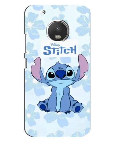 Чехол для Motorola MOTO G5s с картинкой «Stitch среди цветов» Чехол для Motorola MOTO G5s с картинкой «Stitch среди цветов»