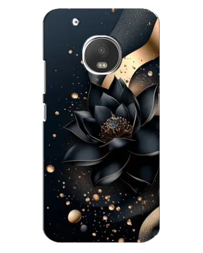 Чехол для Motorola MOTO G5s с картинкой «Черный лотос»