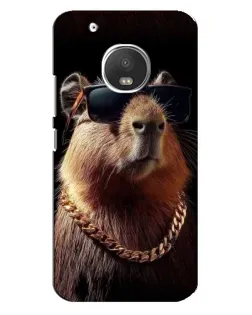 Чохол для Motorola MOTO G5s з картинкою «Капібара золотий ланцюг» Чохол для Motorola MOTO G5s з картинкою «Капібара золотий ланцюг»