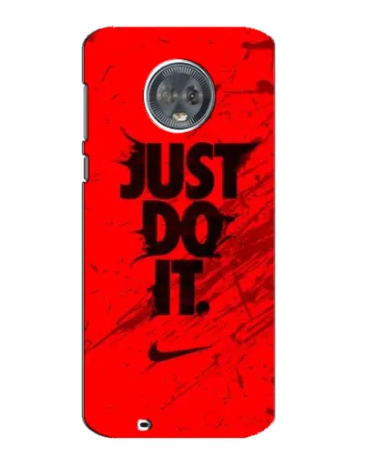 Чехол для Motorola MOTO G6 с картинкой «Nike Just Do It»