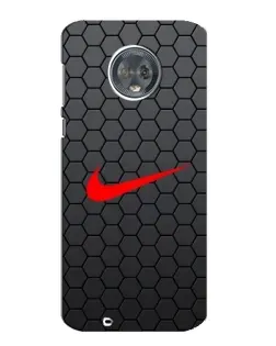Чехол для Motorola MOTO G6 с картинкой «Nike — карбоновая сетка» Чехол для Motorola MOTO G6 с картинкой «Nike — карбоновая сетка»