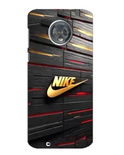 Чехол для Motorola MOTO G6 с картинкой «Золотой Nike на металле» Чехол для Motorola MOTO G6 с картинкой «Золотой Nike на металле»